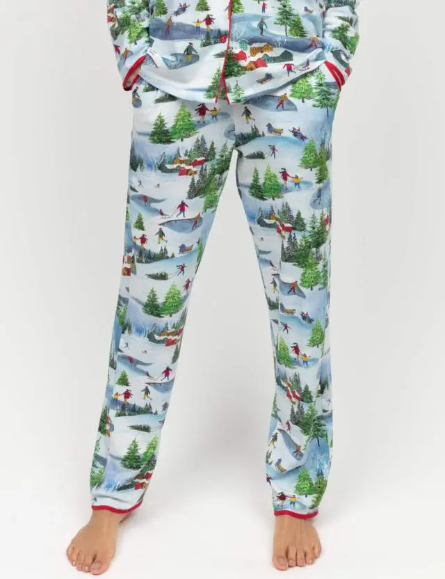 Cyberjammies Women's Family Winter Print Pyjama Bottoms