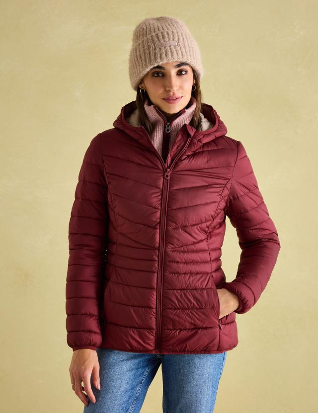 Joules Women's Lightweight Hooded Padded Jacket 