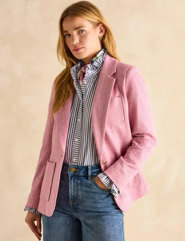 Joules Women's Cotton Rich Blazer 