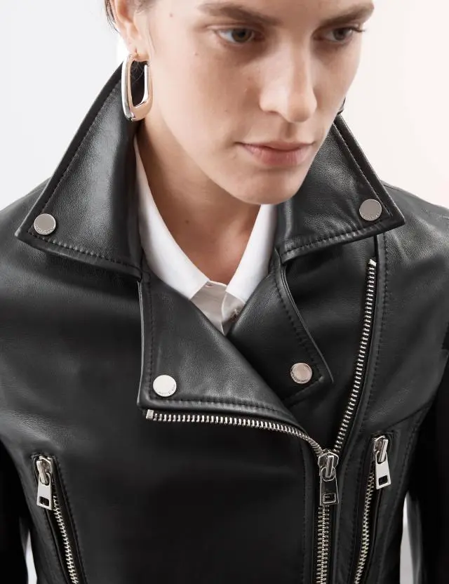 Autograph Women's Leather Biker Jacket 