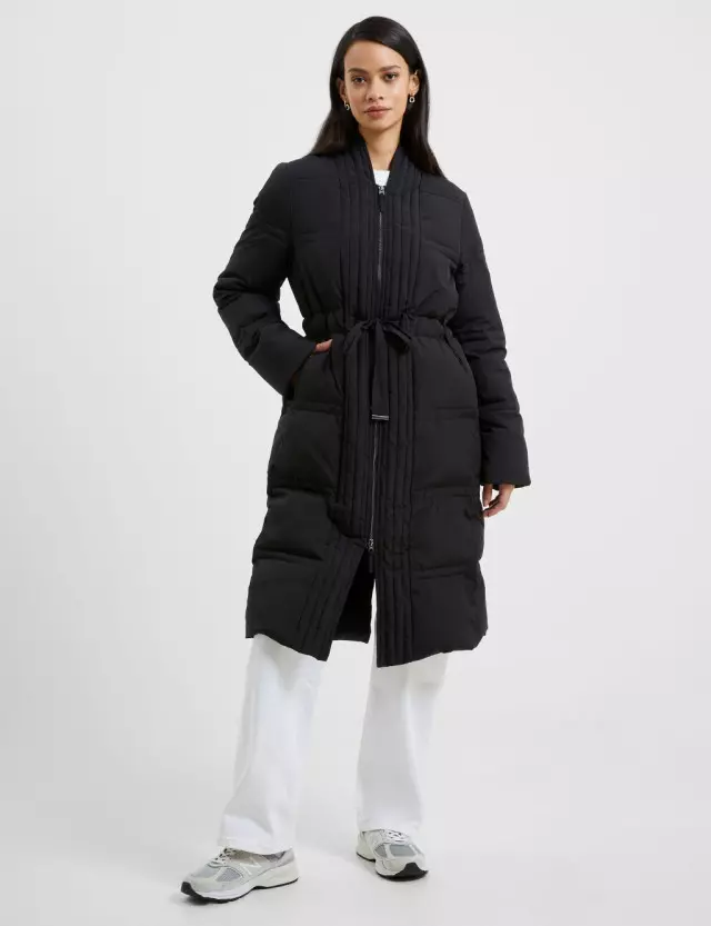 French connection quilted coat best sale