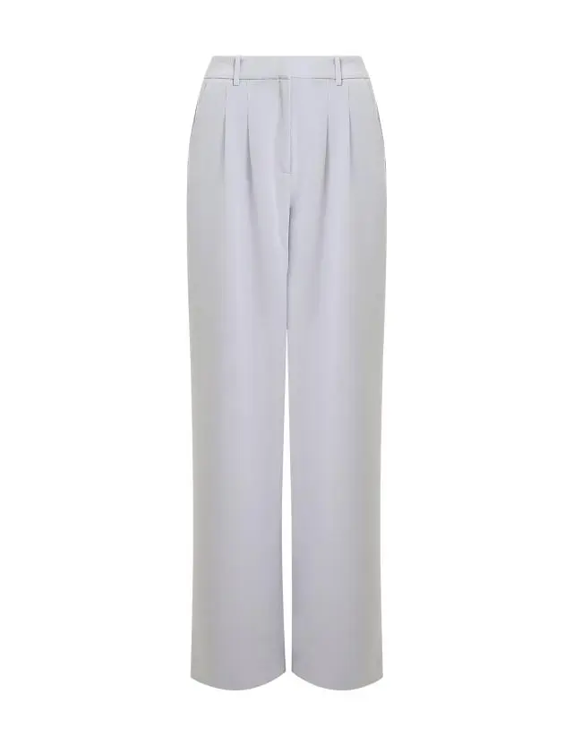 French Connection Women's Pleat Front Straight Leg Trousers 