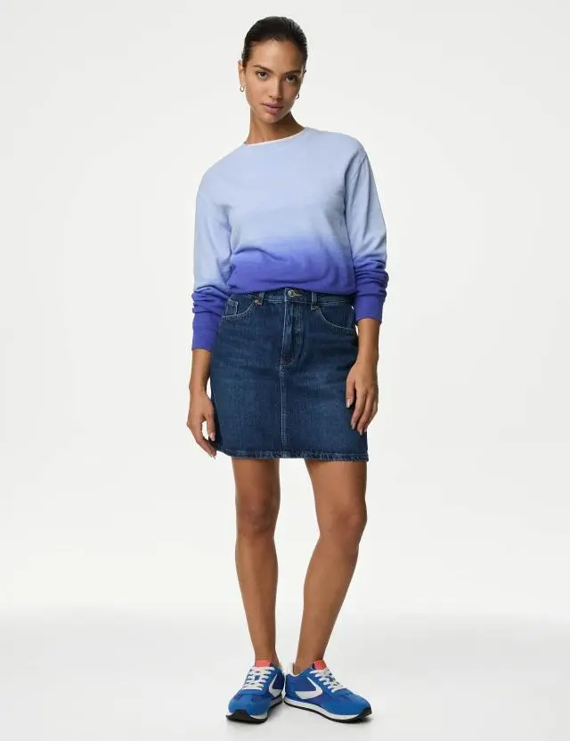 M&S Women's Denim Mini Skirt 