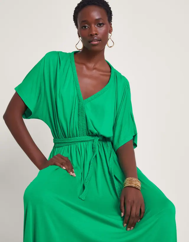 Everly Jersey Dress Green