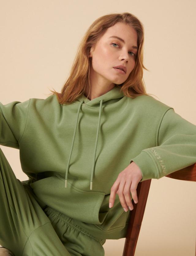 Green Oversized Hoodie