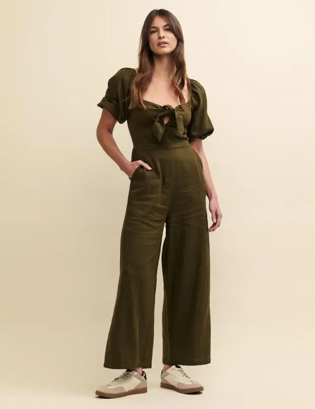 Green Khak Simone Jumpsuit