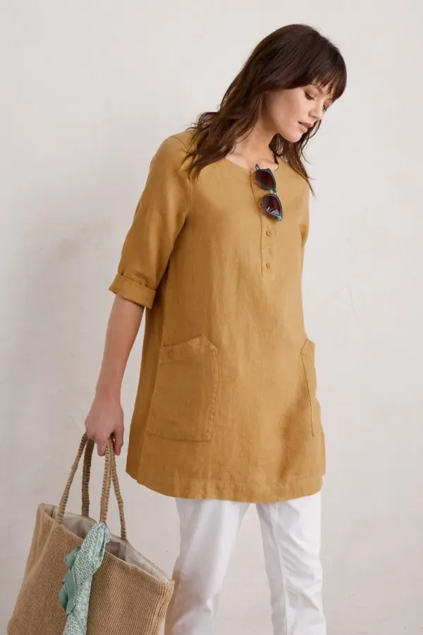 Harbour Wall Linen Tunic
