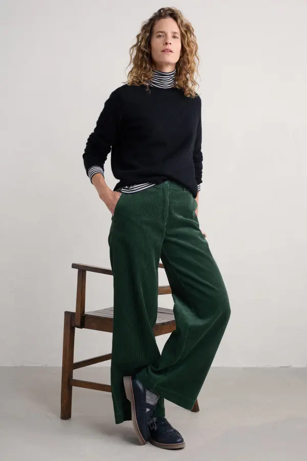 Dillwyn Wide Leg Cord Trouser