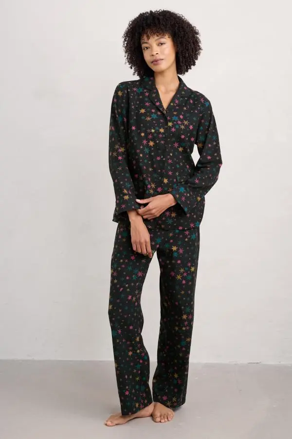 Simple Stars Flannel Pyjamas