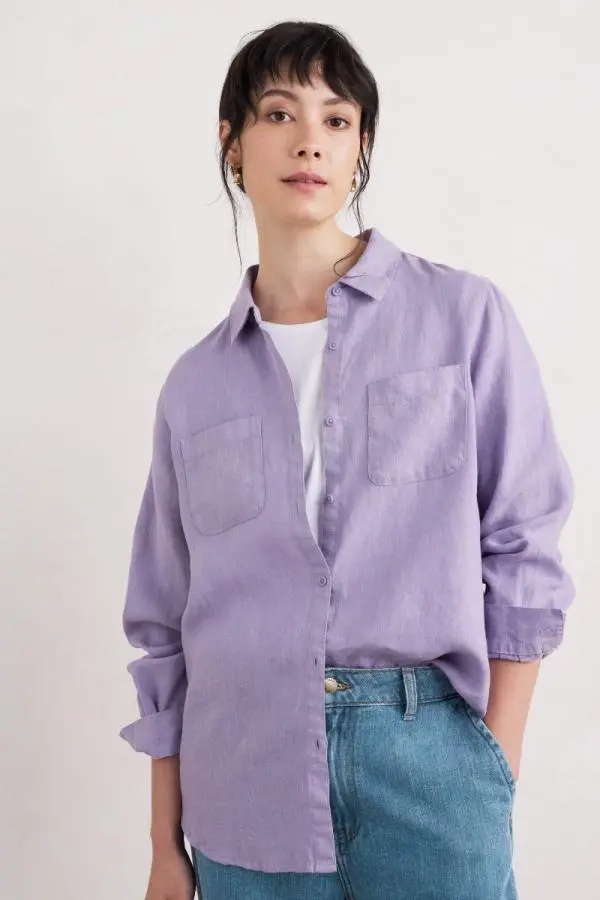 Hazel Branch Linen Shirt