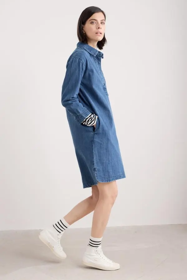 Guidebook Denim Shirt Dress