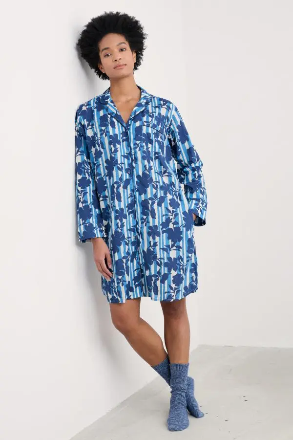 Dawn Air Organic Cotton Printed Nightshirt