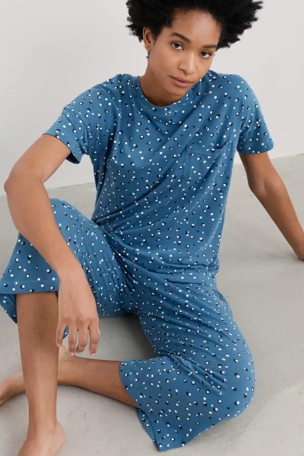 Moonlight Jersey Printed Pyjamas