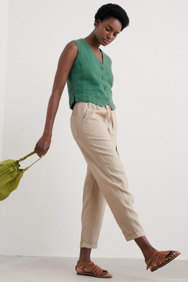 Dipping Sun Linen Trousers