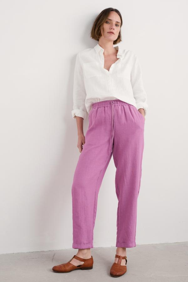 Dipping Sun Linen Trousers