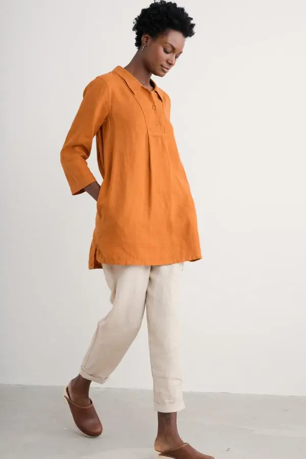 Tide Clock 3/4 Sleeve Tunic