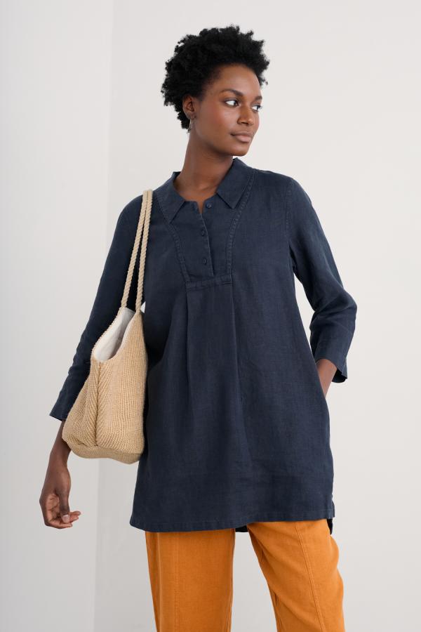 Tide Clock 3/4 Sleeve Tunic