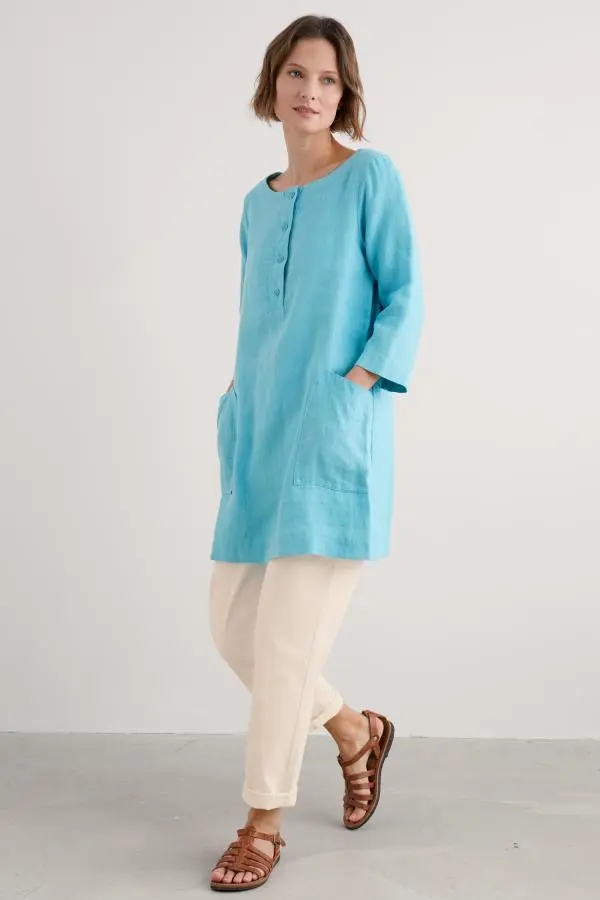 Harbour Wall Linen Tunic