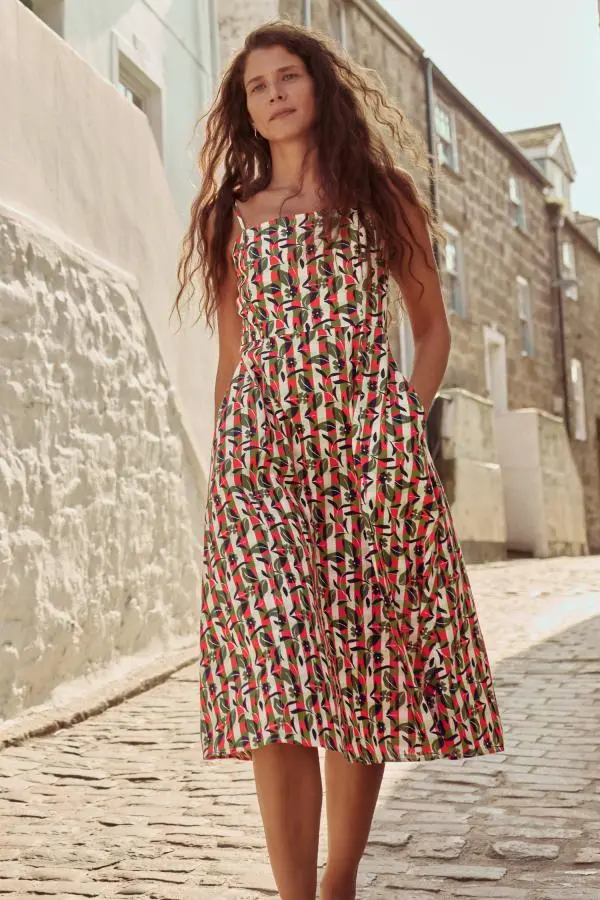 Madern Sleeveless Midi Dress