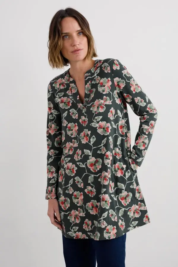 Wreathe Jersey Tunic
