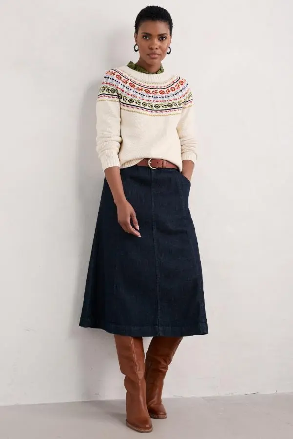 Midi skirt with pockets best sale