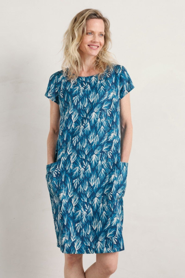 Fox Page Jersey Dress - Organic Cotton - Seasalt Cornwall