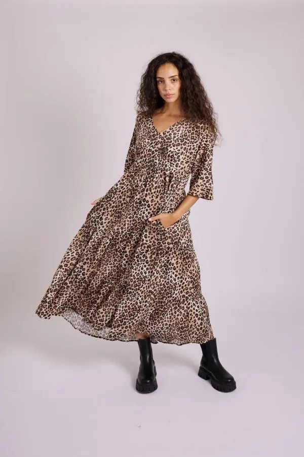 Meadow Leopard Dress