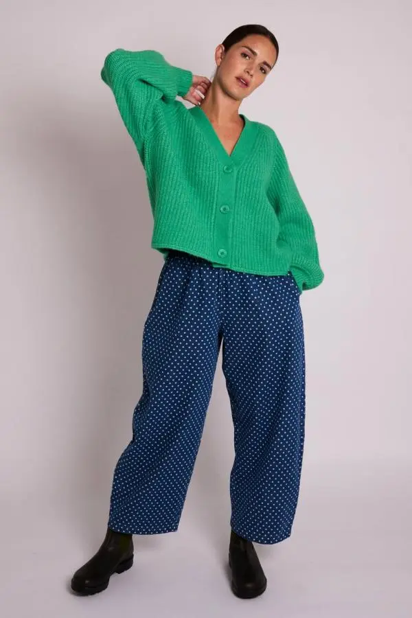 Ottie Dotty Denim Trousers