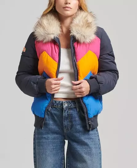 Superdry sales rainbow coat