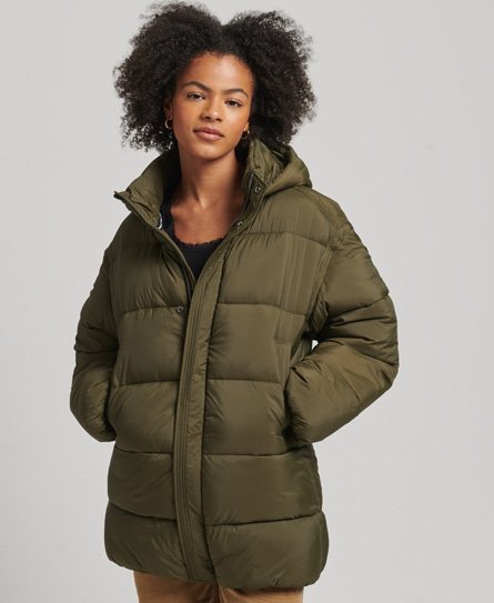 Padded parka jacket clearance womens