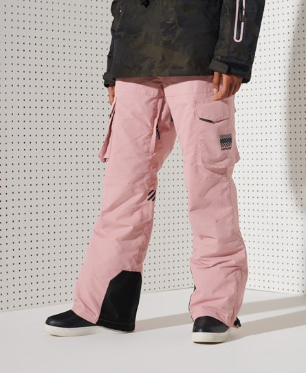 Women's Ski Softshell Slim Trousers in Hyper Magenta Pink