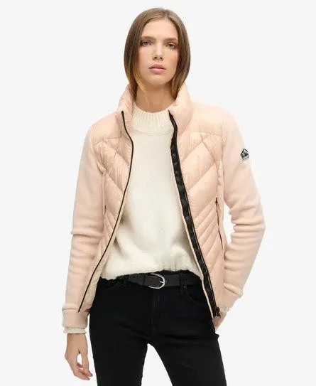 Superdry Women's Storm Fleece Jacket Beige / Frappe Beige -