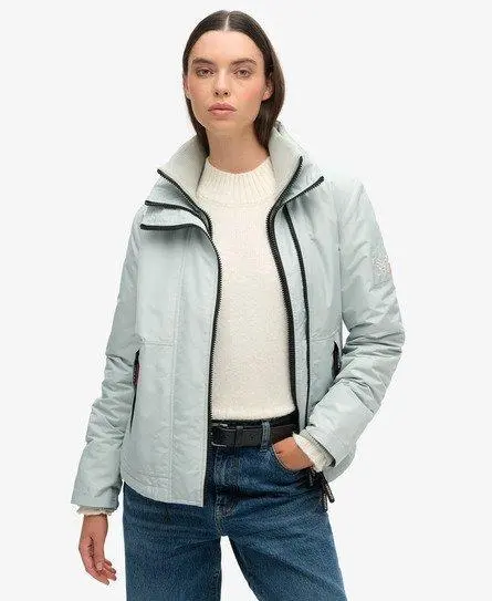 Superdry Women's Mountain Windbreaker Jacket Light Grey / Puritan Grey -