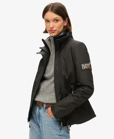 Superdry Women's Mountain Windbreaker Jacket Black -