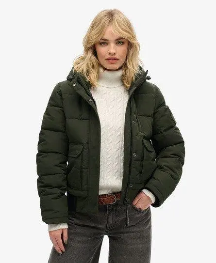 Superdry Women's Everest Bomber Jacket Green / Surplus Goods Olive Green -