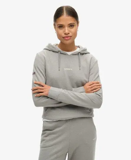 Superdry Women's Plain Hoodie Grey / Monument Grey -