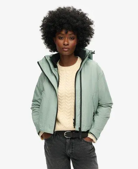 Superdry Women's Code SD-Windcheater Jacket Green / Light Jade Green -