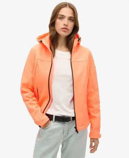 Superdry Women's Hooded Classic Trekker Jacket Coral / Pastelline Coral -