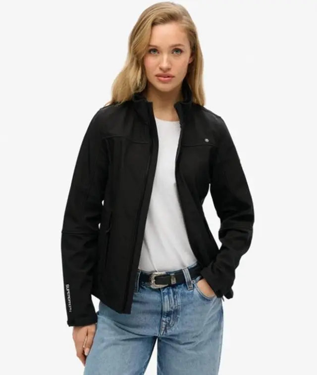 Superdry Women's Softshell Trekker Jacket Black -