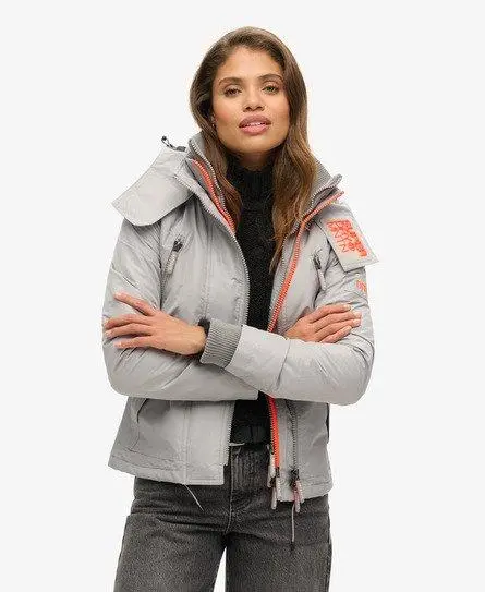 Superdry Women's Mountain SD-Windcheater Jacket Light Grey / Dove Grey - 