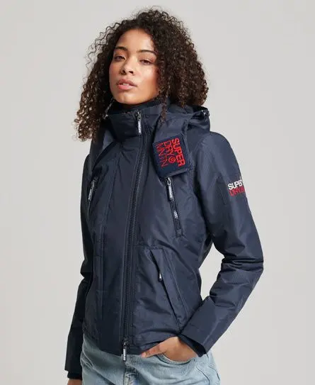 Superdry Women's Mountain SD-Windcheater Jacket Navy / Nordic Chrome Navy - 