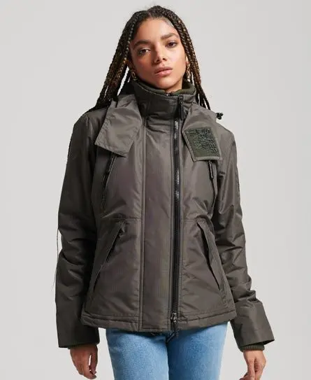 Superdry Women's Mountain SD-Windcheater Jacket Green / Surplus Goods Olive - 