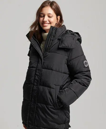 Superdry Women's Expedition Cocoon Padded Coat Black - 