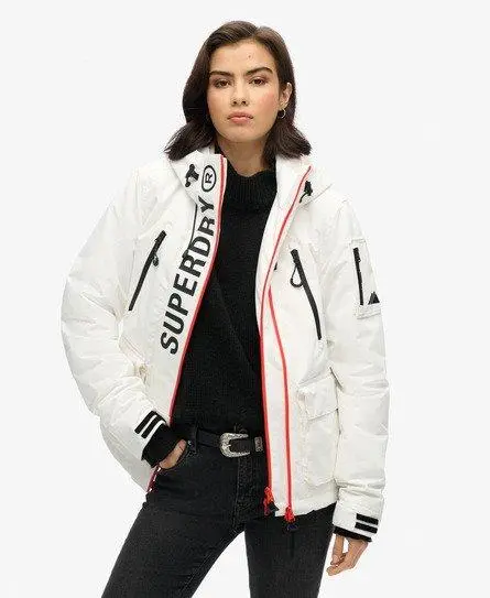 Superdry Women's Hooded Ultimate SD-Windcheater Jacket White / Optic - 