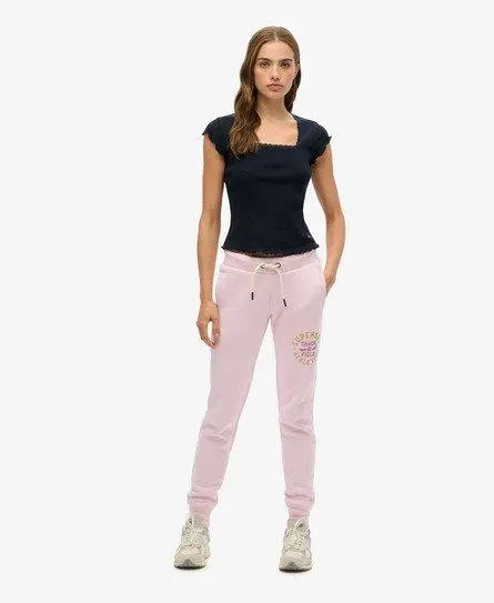 Superdry Women's Track & Field Joggers Pink / Rose Pink - 