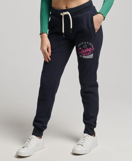 Superdry Women's Track & Field Joggers Navy / Eclipse Navy - 