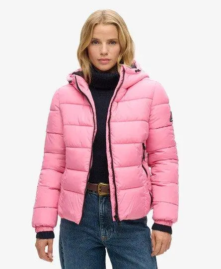 Superdry Women's Spirit Sports Puffer Pink - 