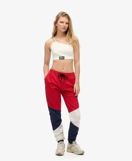 Superdry Women's Sdx Limited Edition Sdx Spliced Track Pants Red / Red/black - 