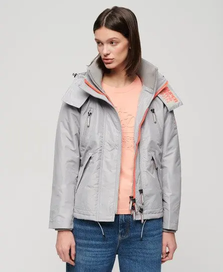 Superdry Women's Mountain SD-Windcheater Jacket Light Grey / Dove Grey - 