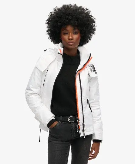 Superdry Women's Mountain SD-Windcheater Jacket White / Optic - 